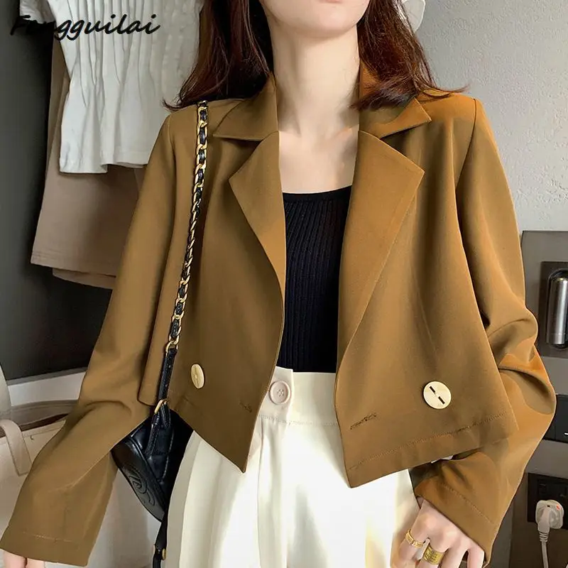 FENGGUILAI Women Blazers Fashion Jackets Long Sleeve Blazer Front Short Cardigan Suit Jacket Work Office Coat Outwear Blouson
FENGGUILAI Women Blazers Fashion Jackets Long Sleeve Blazer Front Short Cardigan Suit Jacket Work Office Coat Outwear Blouson