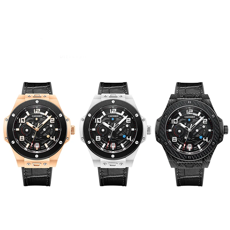 CADISEN Top Luxury Brand Men's automatic Mechanical Watches Stainless Steel 100M Waterproof Men WristWatch Luminous Reloj Hombre
CADISEN Top Luxury Brand Men's automatic Mechanical Watches Stainless Steel 100M Waterproof Men WristWatch Luminous Reloj Hombre