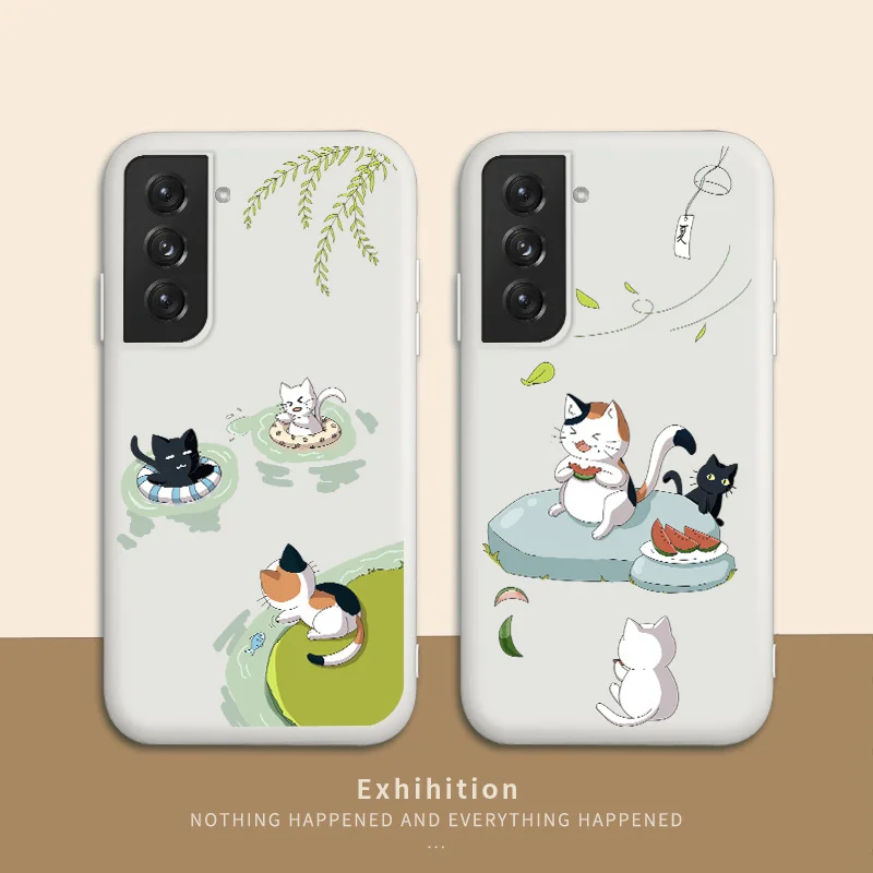 Cute Little Black cat Phone Case For Samsung Galaxy S21 S20 FE S10 Note 20 10 Ultra Plus A72 A52 A42 A32 A12 A02S Cover
Cute Little Black cat Phone Case For Samsung Galaxy S21 S20 FE S10 Note 20 10 Ultra Plus A72 A52 A42 A32 A12 A02S Cover
