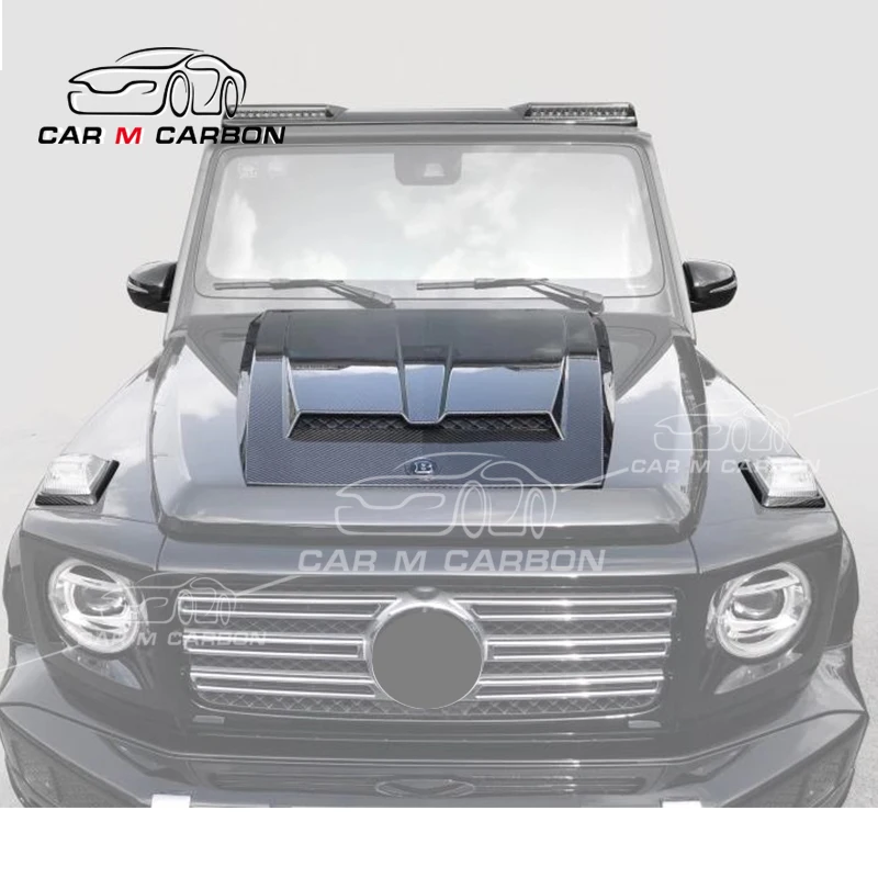 W464 front scoop hood W464 Dry carbon hood with B logo for W464 G550 G500 G63 2019 year
W464 front scoop hood W464 Dry carbon hood with B logo for W464 G550 G500 G63 2019 year