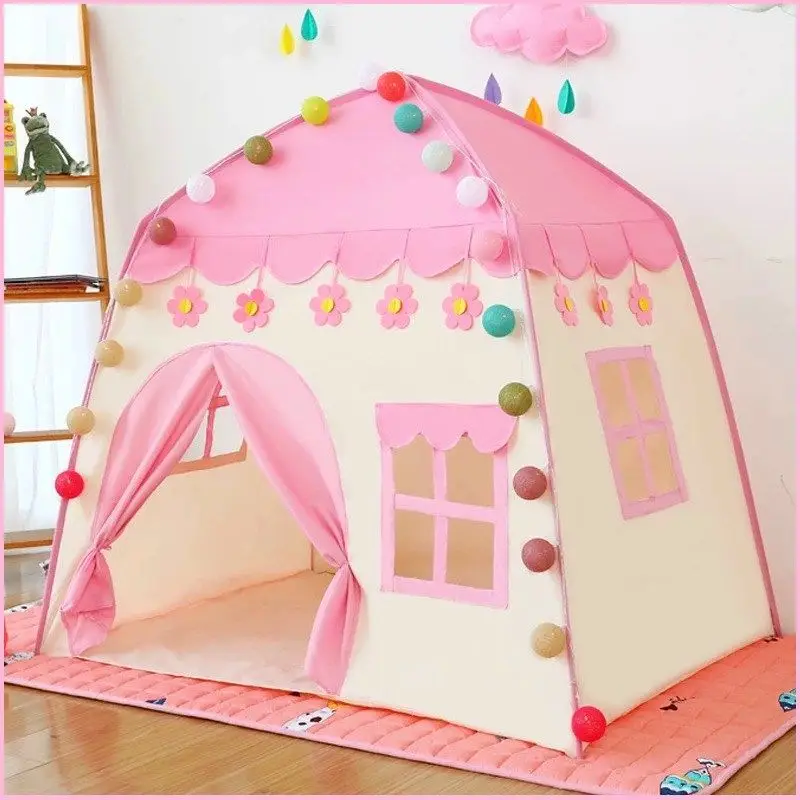 Children Indoor Princess Teepee Bed Girl Boy Baby Tipi Child Doll Home Folding House Play Wigwam for Children Gift Kids Toy Tent
Children Indoor Princess Teepee Bed Girl Boy Baby Tipi Child Doll Home Folding House Play Wigwam for Children Gift Kids Toy Tent