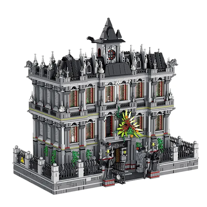 Movie Series Arkham Asylum Lunatic Hospital Model Building Blocks 613002 7527PCS Bricks Toys Children Birthday Gifts
Movie Series Arkham Asylum Lunatic Hospital Model Building Blocks 613002 7527PCS Bricks Toys Children Birthday Gifts