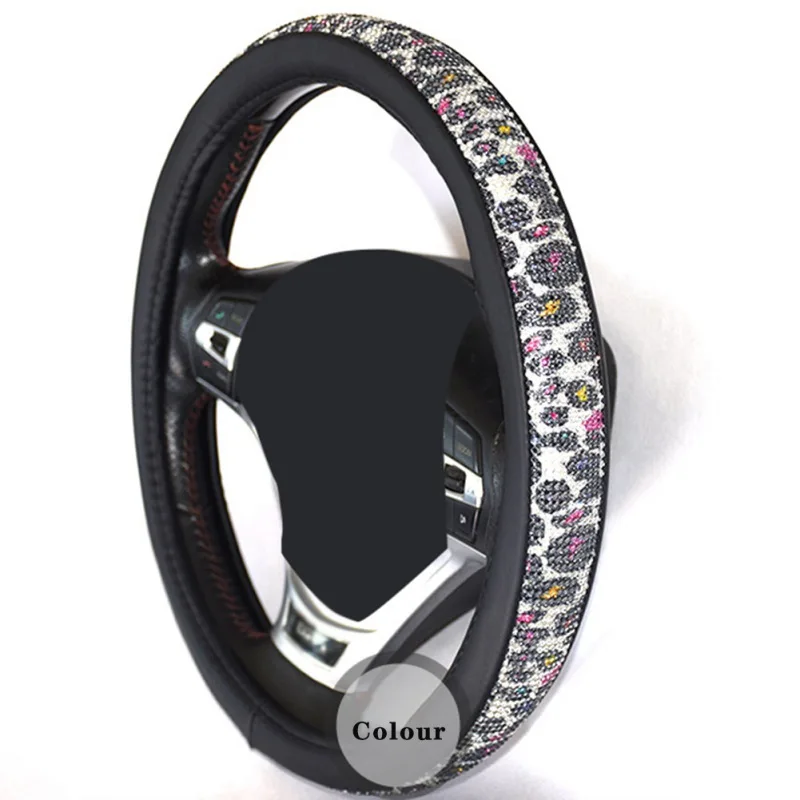 38cm Car Steering Wheel Cover Color Drill Handle Cover Inlaid Drill Four Seasons Handle Cover
38cm Car Steering Wheel Cover Color Drill Handle Cover Inlaid Drill Four Seasons Handle Cover