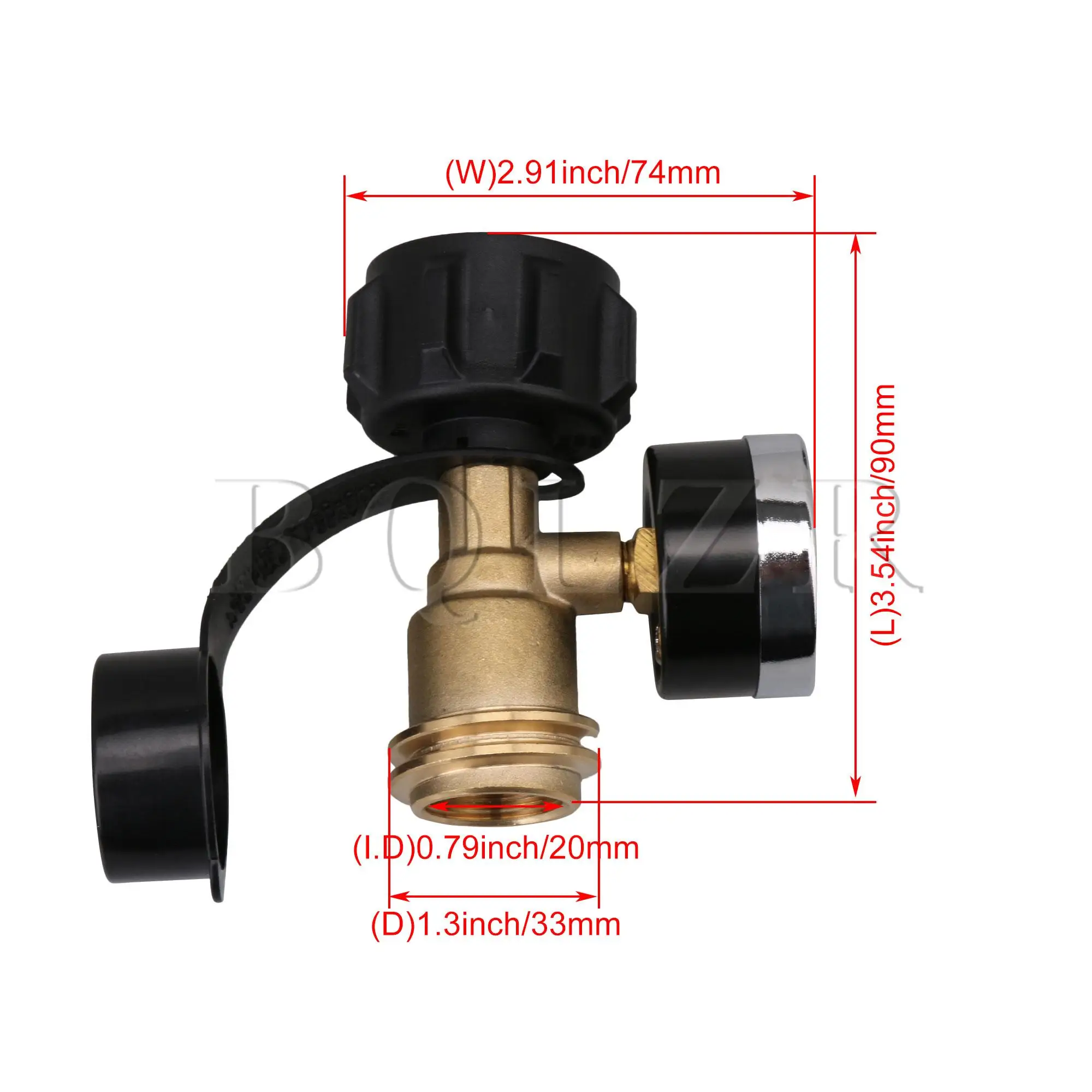 BQLZR Propane Gas Cylinder Tank Adapter Converter 5-100lb Replace Accessories
BQLZR Propane Gas Cylinder Tank Adapter Converter 5-100lb Replace Accessories