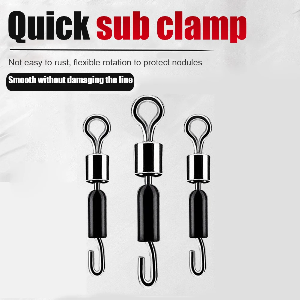 30PCS/Lot Ball Bearing Swivel Solid Rings Fishing Connector Ocean Boat Fishing Hooks Quick Fast Link Connector
30PCS/Lot Ball Bearing Swivel Solid Rings Fishing Connector Ocean Boat Fishing Hooks Quick Fast Link Connector