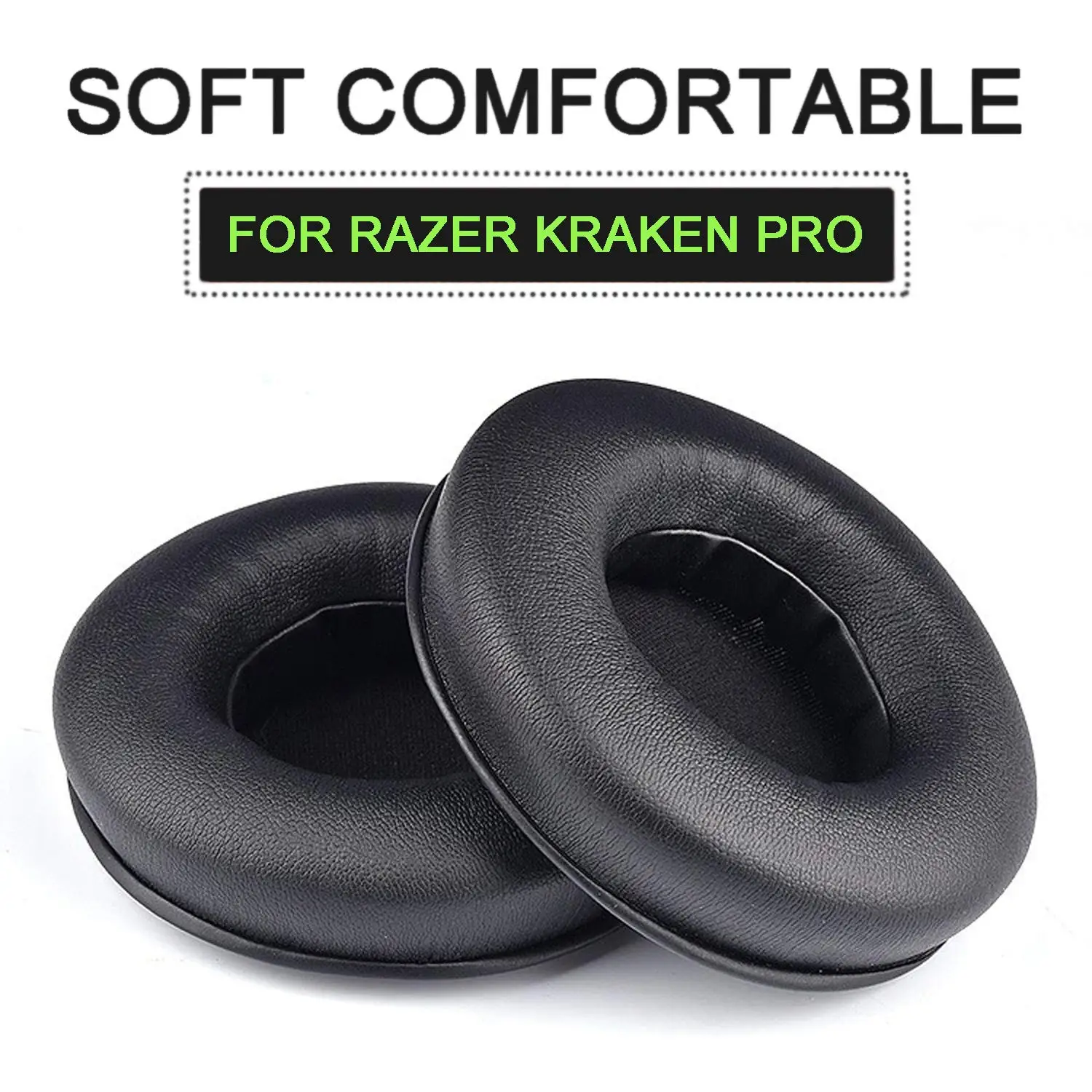 Sponge Protein Leather Material Ear Pads For Razer Kraken Pro 2015 7.1 USB Headphones Earpads Replacement Headsets
Sponge Protein Leather Material Ear Pads For Razer Kraken Pro 2015 7.1 USB Headphones Earpads Replacement Headsets