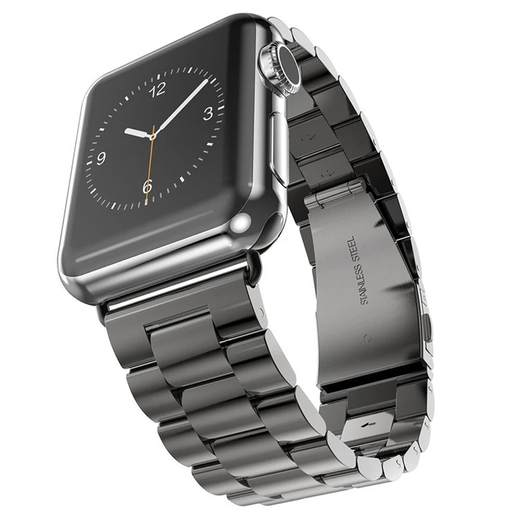 Ремешок из нержавеющей стали для apple watch band 6 se 5 4 38 42 мм спортивный браслет iwatch loop 40