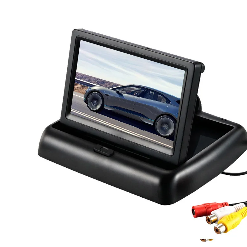 4.3 inch HD Foldable Car Rear View Monitor Reversing LCD TFT Display with Night Vision Backup Rearview Camera for Vehicle
4.3 inch HD Foldable Car Rear View Monitor Reversing LCD TFT Display with Night Vision Backup Rearview Camera for Vehicle