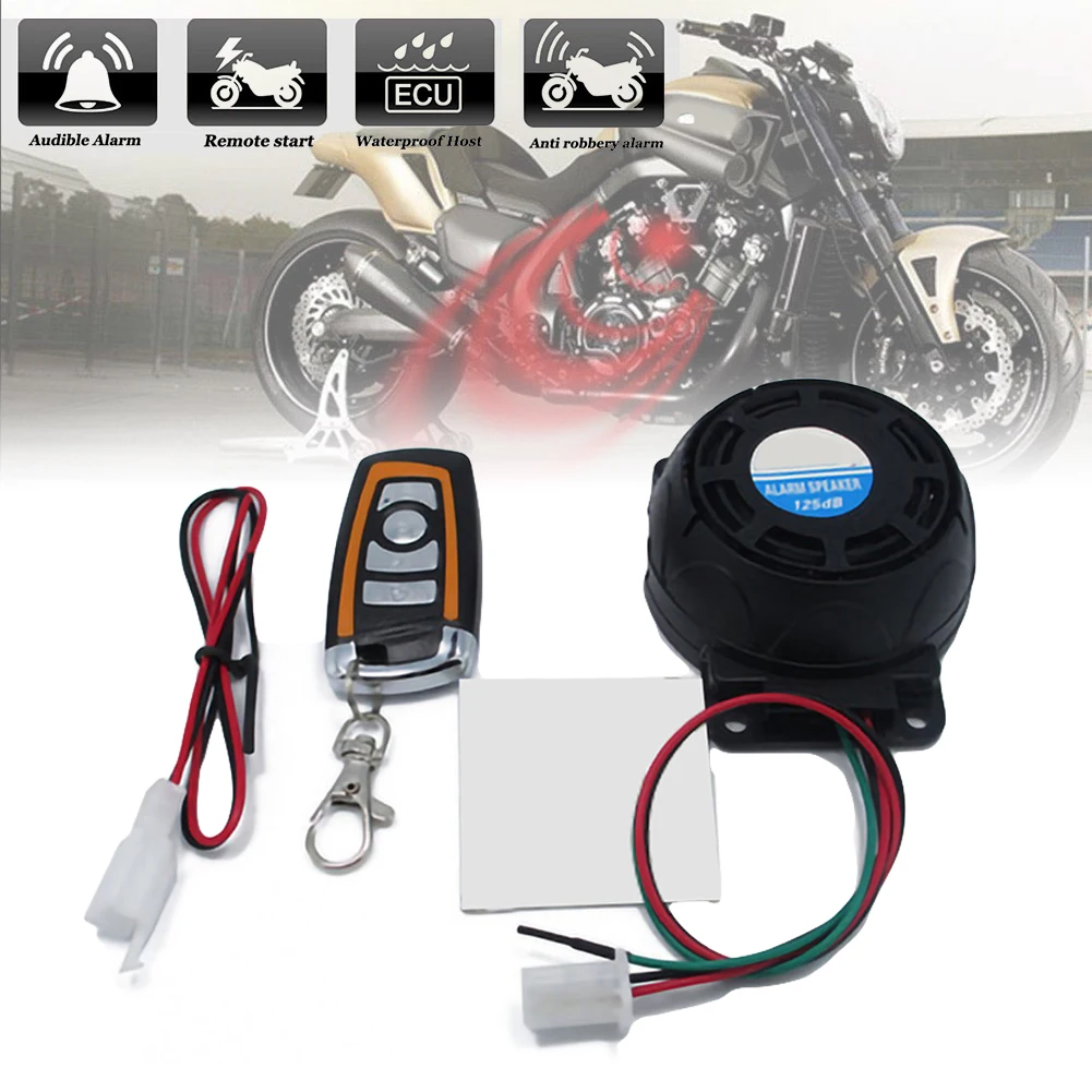 Motorcycle Anti-theft Security Motorcycle Alarm System Burglar Alarm Remote Control 12V
Motorcycle Anti-theft Security Motorcycle Alarm System Burglar Alarm Remote Control 12V