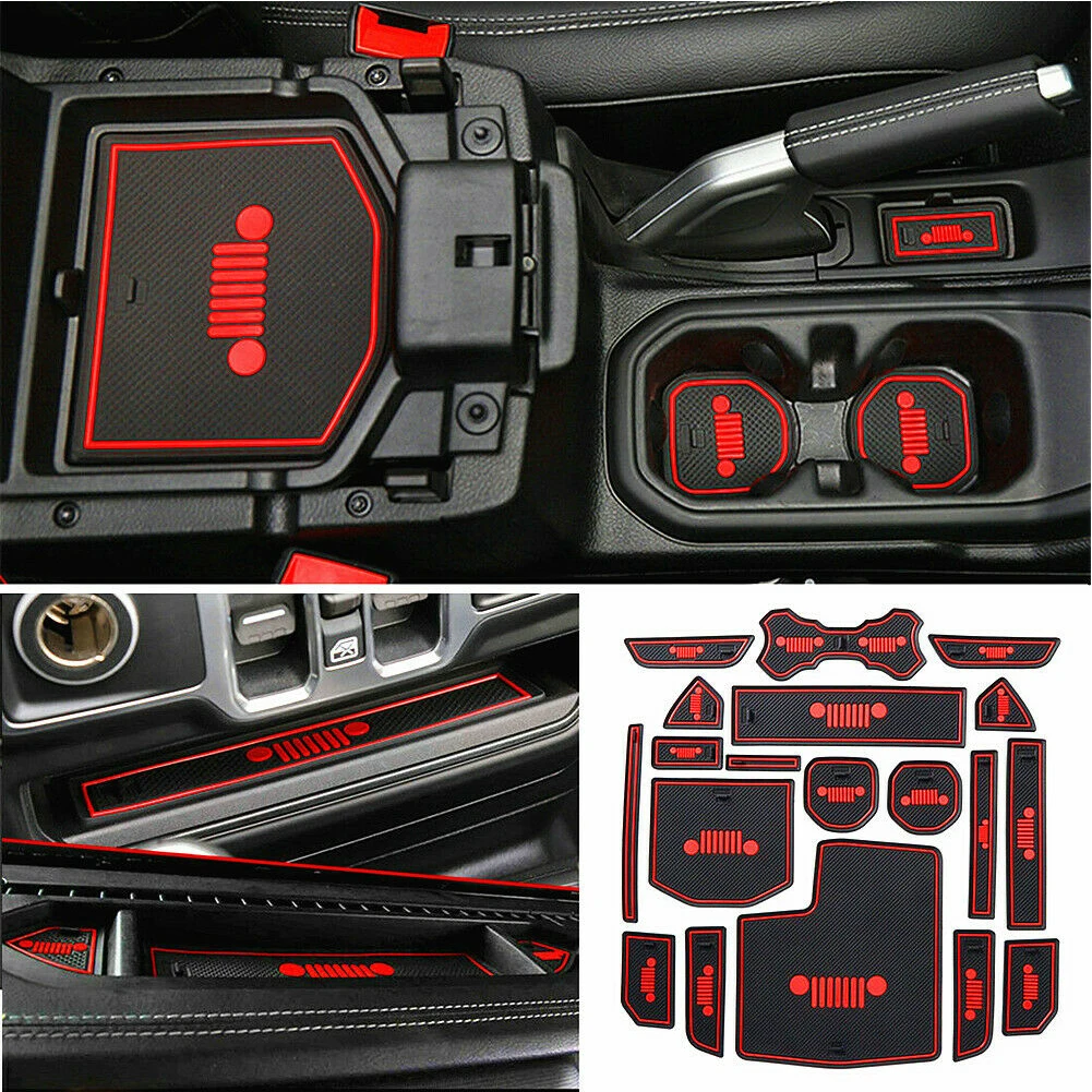 Gate Slot Pad Fit for 2018 2019 Jeep Wrangler JLU Anti-Slip Mat Auto Cup Holder for Car
Gate Slot Pad Fit for 2018 2019 Jeep Wrangler JLU Anti-Slip Mat Auto Cup Holder for Car