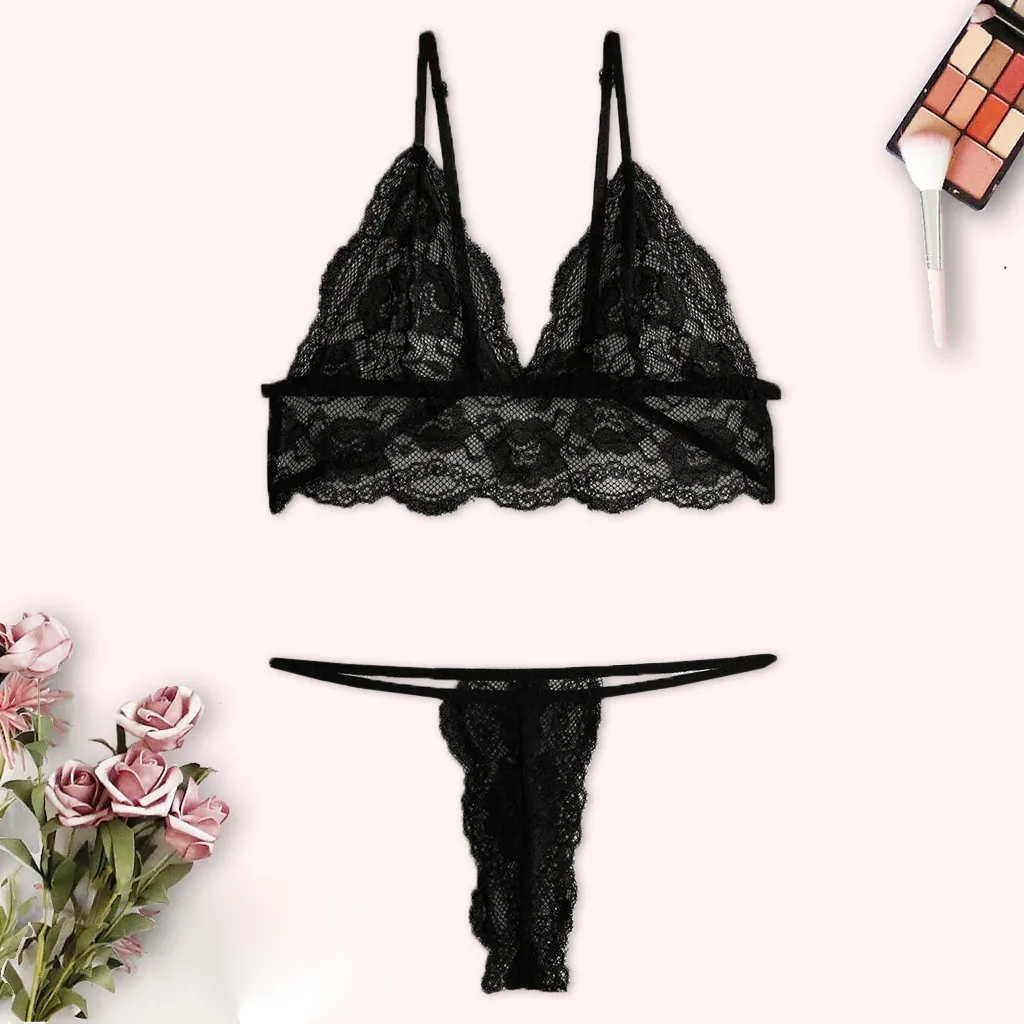 Plus Size Women Lace Bra Thong g String Underwear Set Temptation Lenceria Mujer Female Sexy Costumes Porno Clothes For Adult
Plus Size Women Lace Bra Thong g String Underwear Set Temptation Lenceria Mujer Female Sexy Costumes Porno Clothes For Adult