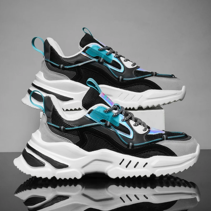 Coslony Men's Casual Sports Shoes Chunky Luxury Brand Thick-soled Men's Shoes Non-slip Fashion Street High-quality Trendy Shoes
Coslony Men's Casual Sports Shoes Chunky Luxury Brand Thick-soled Men's Shoes Non-slip Fashion Street High-quality Trendy Shoes