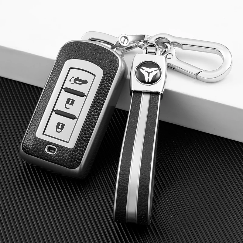 For Mitsubishi Pajero 3 Outlander III 2013-2019 ASX 2020 TPU Leahter Car Smart Key Case Protective Cover Shell Holder Keychain
For Mitsubishi Pajero 3 Outlander III 2013-2019 ASX 2020 TPU Leahter Car Smart Key Case Protective Cover Shell Holder Keychain