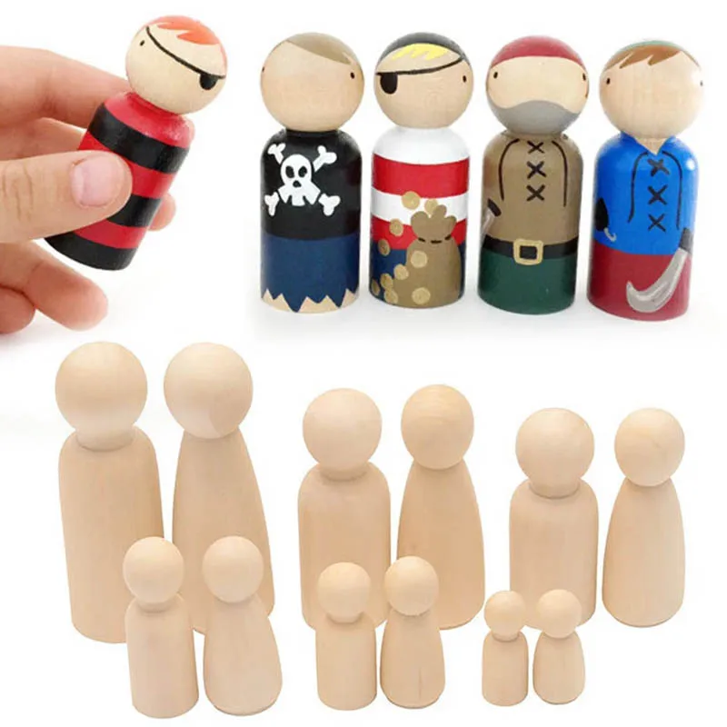5pcs Puppet Wooden Peg Dolls Family Five People DIY Crafts Unfinished Toys Children's Painted Doodle Natural Color Ornaments
5pcs Puppet Wooden Peg Dolls Family Five People DIY Crafts Unfinished Toys Children's Painted Doodle Natural Color Ornaments