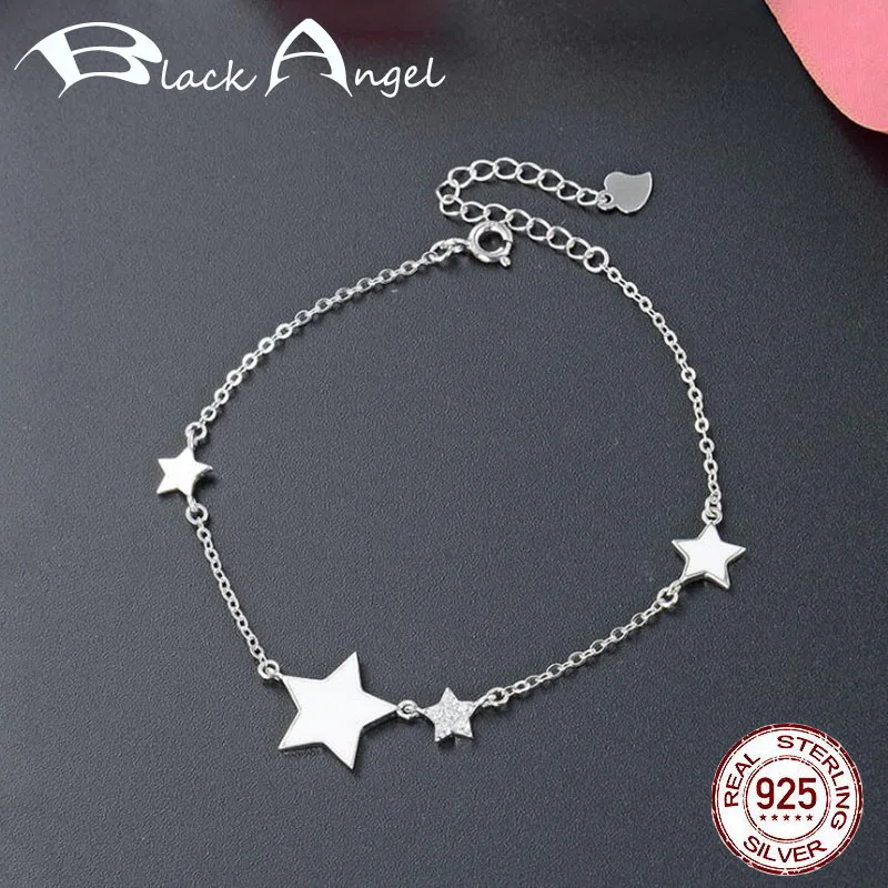 Authentic 925 Sterling Silver Four CZ Stars Adjustable Chain Bracelet for Women Fine Jewelry 925 Silver Bracelets
Authentic 925 Sterling Silver Four CZ Stars Adjustable Chain Bracelet for Women Fine Jewelry 925 Silver Bracelets