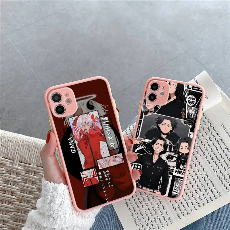 Tokyo revengers Phone Case For iPhone 12 11 Mini Pro XR XS Max 7 8 Plus X Matte transparent Pink Back Cover
Tokyo revengers Phone Case For iPhone 12 11 Mini Pro XR XS Max 7 8 Plus X Matte transparent Pink Back Cover