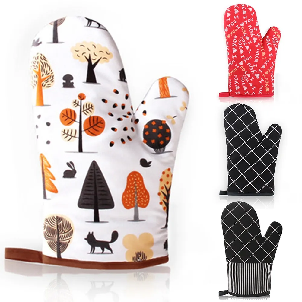 1pcs Thickened Microwave Oven Gloves Cotton Insulated Baking Heat Resistant Gloves Baking BBQ Mitts Non-Slip Cute Kitchen Tool
1pcs Thickened Microwave Oven Gloves Cotton Insulated Baking Heat Resistant Gloves Baking BBQ Mitts Non-Slip Cute Kitchen Tool