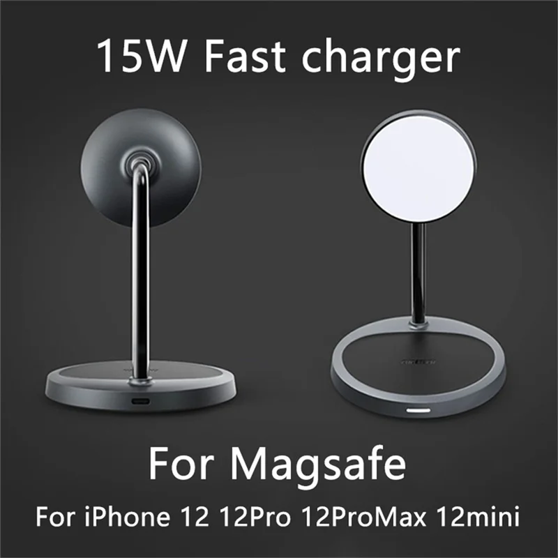 15W Fast Magnetic Wireless Charger 2 in 1 Charging Station For AirPods Pro For Magsafe Charger iPhone 12 Pro Max Phone Holder
15W Fast Magnetic Wireless Charger 2 in 1 Charging Station For AirPods Pro For Magsafe Charger iPhone 12 Pro Max Phone Holder