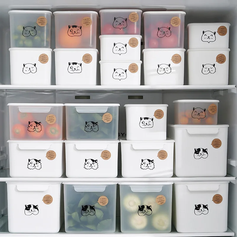 Refrigerator Food Storage Containers With Lid Kitchen PET Separate Freezer Seal Bin For Vegetable Fruit Meat Fresh Box Organize
Refrigerator Food Storage Containers With Lid Kitchen PET Separate Freezer Seal Bin For Vegetable Fruit Meat Fresh Box Organize