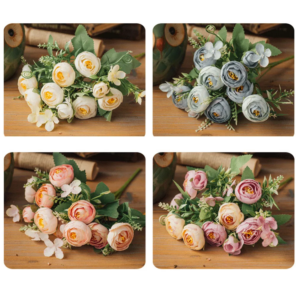 10 Head Silk Peony Artificial Flowers Fake Bouquet Wedding Bridal Bouquets Home Party Anniversary Decoration
10 Head Silk Peony Artificial Flowers Fake Bouquet Wedding Bridal Bouquets Home Party Anniversary Decoration