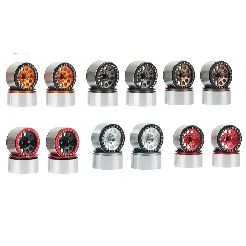 4PCS Metal 2.2 Beadlock Wheel Hub Rim for 1/10 RC Crawler Axial SCX10 RR10 Wraith 90056 90048 Traxxas TRX4 TRX-6,
4PCS Metal 2.2 Beadlock Wheel Hub Rim for 1/10 RC Crawler Axial SCX10 RR10 Wraith 90056 90048 Traxxas TRX4 TRX-6,
