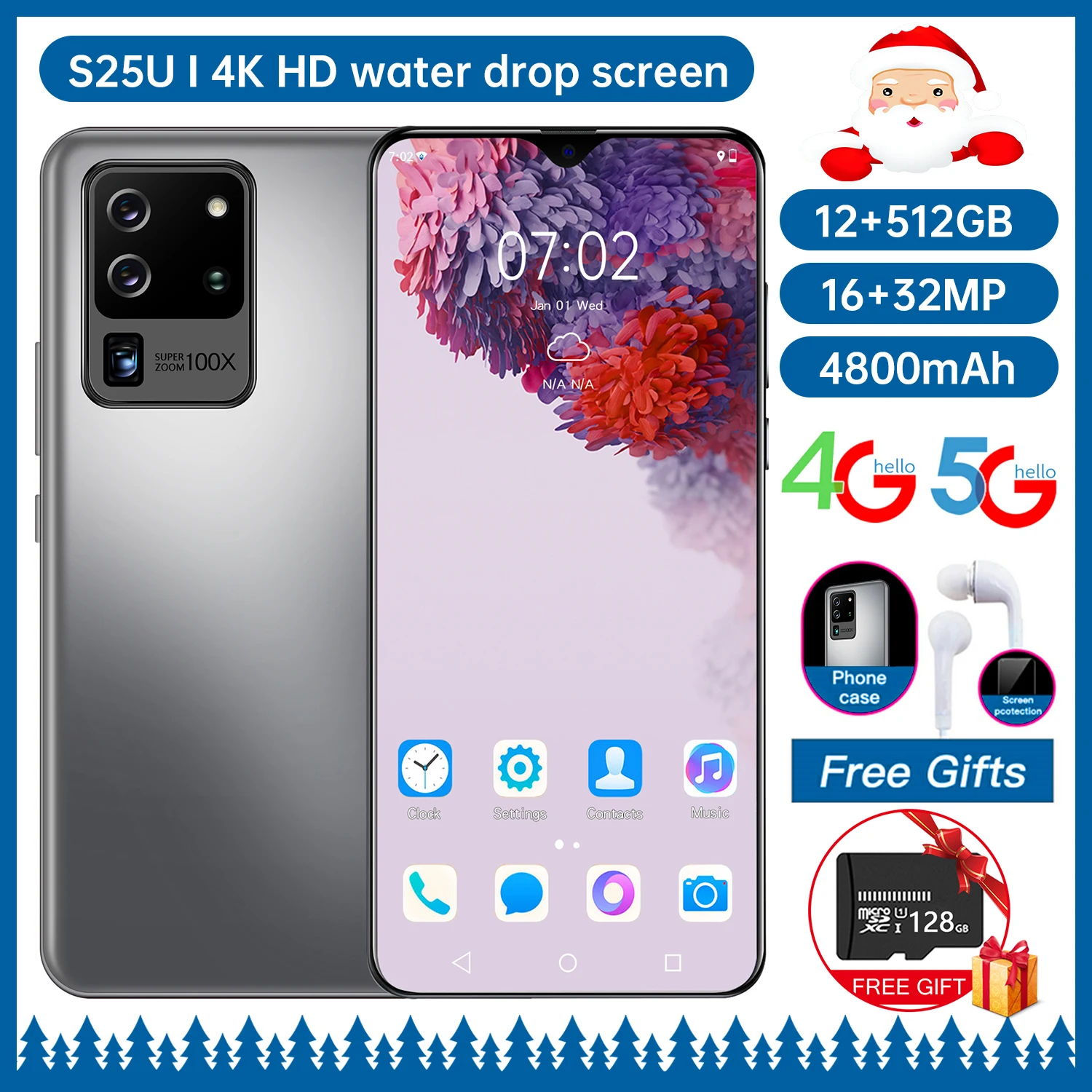 2021 New 5G Smartphone 8GB+256GB with Triple Card Slot Design for Samsung Galaxy S25U Xiaomi Cellphone Huawei Mobile Phone
2021 New 5G Smartphone 8GB+256GB with Triple Card Slot Design for Samsung Galaxy S25U Xiaomi Cellphone Huawei Mobile Phone
