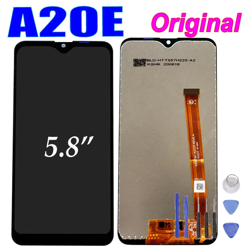 Новый ЖК-дисплей с сенсорным экраном и дигитайзером с рамкой для Samsung Galaxy A20e A202
Новый ЖК-дисплей с сенсорным экраном и дигитайзером с рамкой для Samsung Galaxy A20e A202