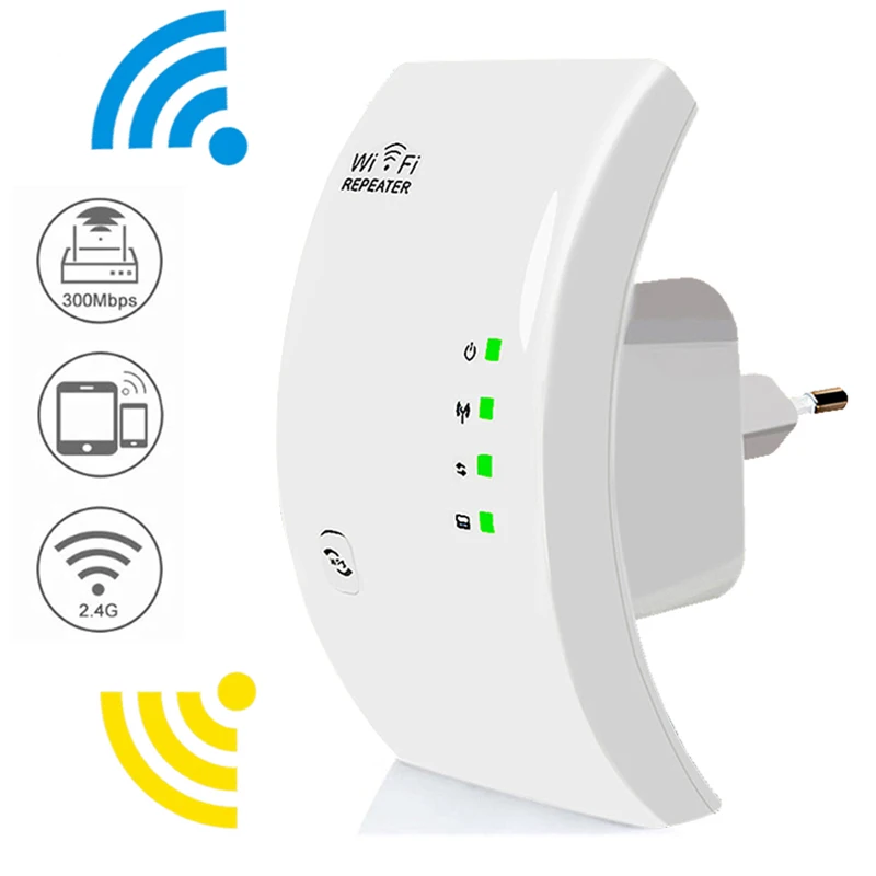 Wireless Repeater wifi Signal Booster Router 300Mbps Wi-Fi Long Range Extender Internet Amplifier Wi-Fi Receiver Access Point
Wireless Repeater wifi Signal Booster Router 300Mbps Wi-Fi Long Range Extender Internet Amplifier Wi-Fi Receiver Access Point