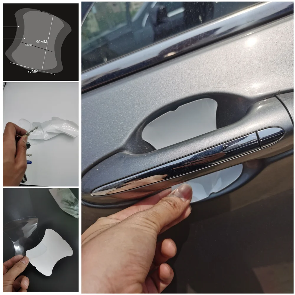 5Pcs Car door handle stickers protector film for BMW 5-series X7 X1 M760Li 635d 120d 120i 740Le iX3 i3s i3
5Pcs Car door handle stickers protector film for BMW 5-series X7 X1 M760Li 635d 120d 120i 740Le iX3 i3s i3