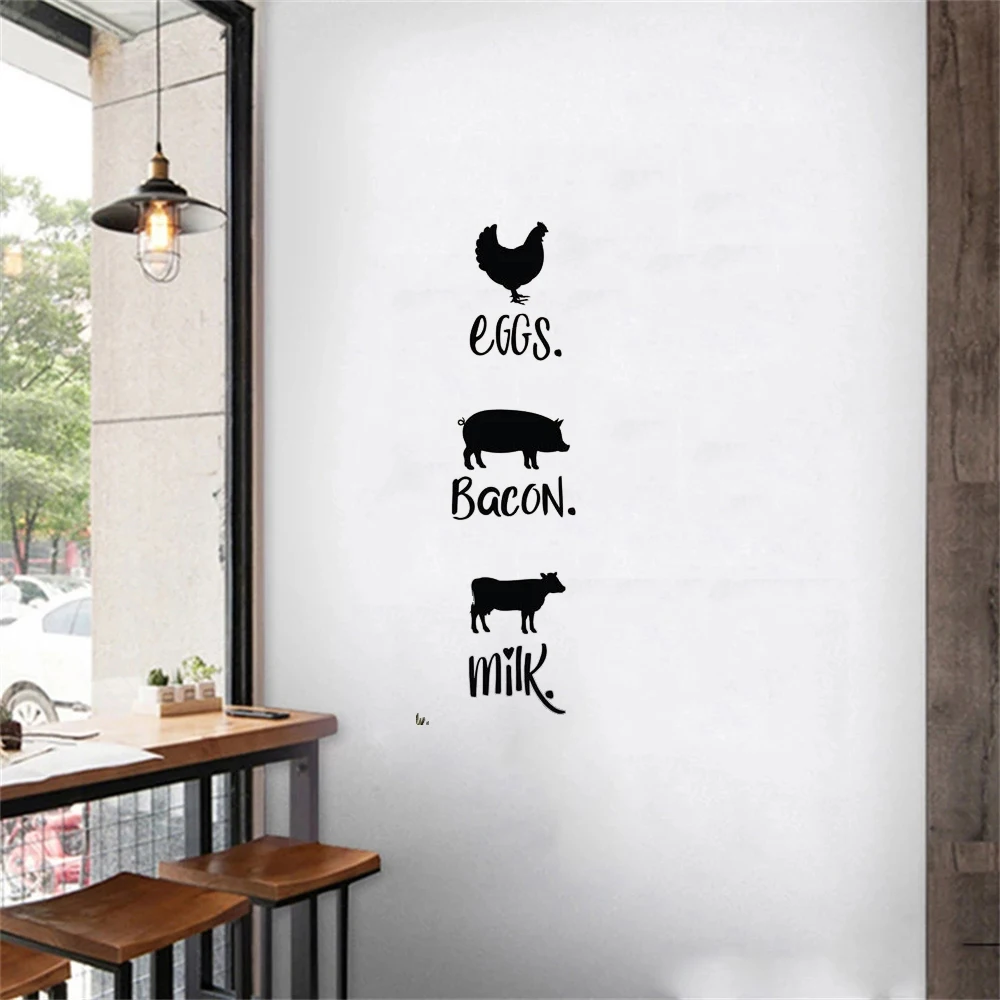Farmhouse Style Kitchen Wall Decals With Chicken, Pig, And Cow, Eggs, Bacon, Milk Wall Sticker Vinyl Home Decoration Mural 4370
Farmhouse Style Kitchen Wall Decals With Chicken, Pig, And Cow, Eggs, Bacon, Milk Wall Sticker Vinyl Home Decoration Mural 4370