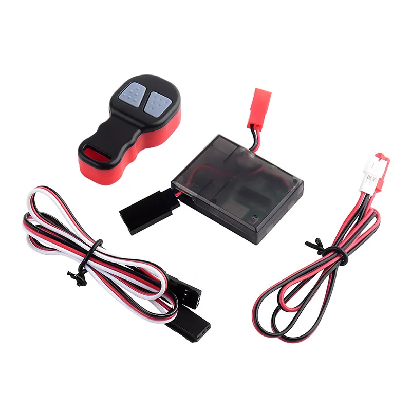 RC Car Metal Winch + Wireless Remote Controller for 1:10 RC Crawler Car Traxxas TRX4 Axial SCX10 90046 D90 D110 TF2 Tamiya CC01
RC Car Metal Winch + Wireless Remote Controller for 1:10 RC Crawler Car Traxxas TRX4 Axial SCX10 90046 D90 D110 TF2 Tamiya CC01