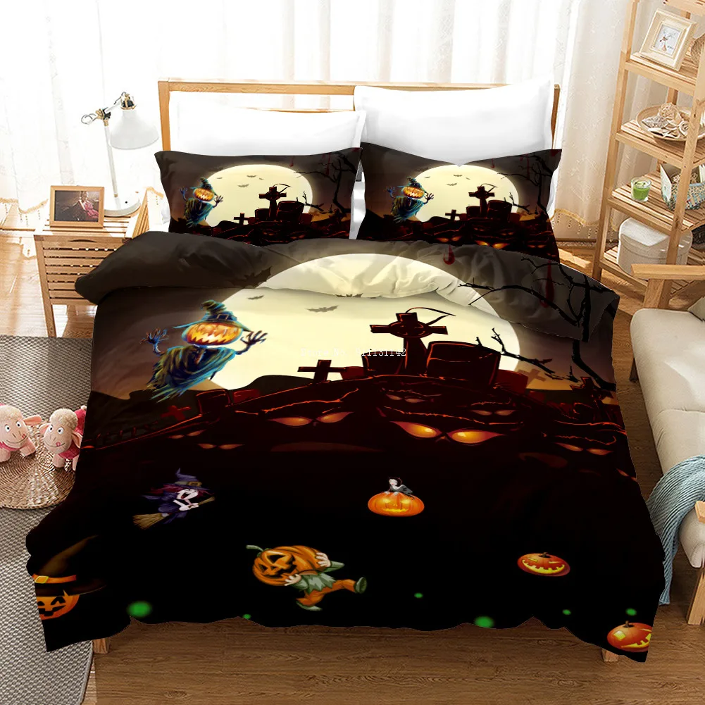 New Halloween Print Bedding Set Children's Bedroom Decorative Down Quilt Cover Pillowcase A Gift for Children
New Halloween Print Bedding Set Children's Bedroom Decorative Down Quilt Cover Pillowcase A Gift for Children
