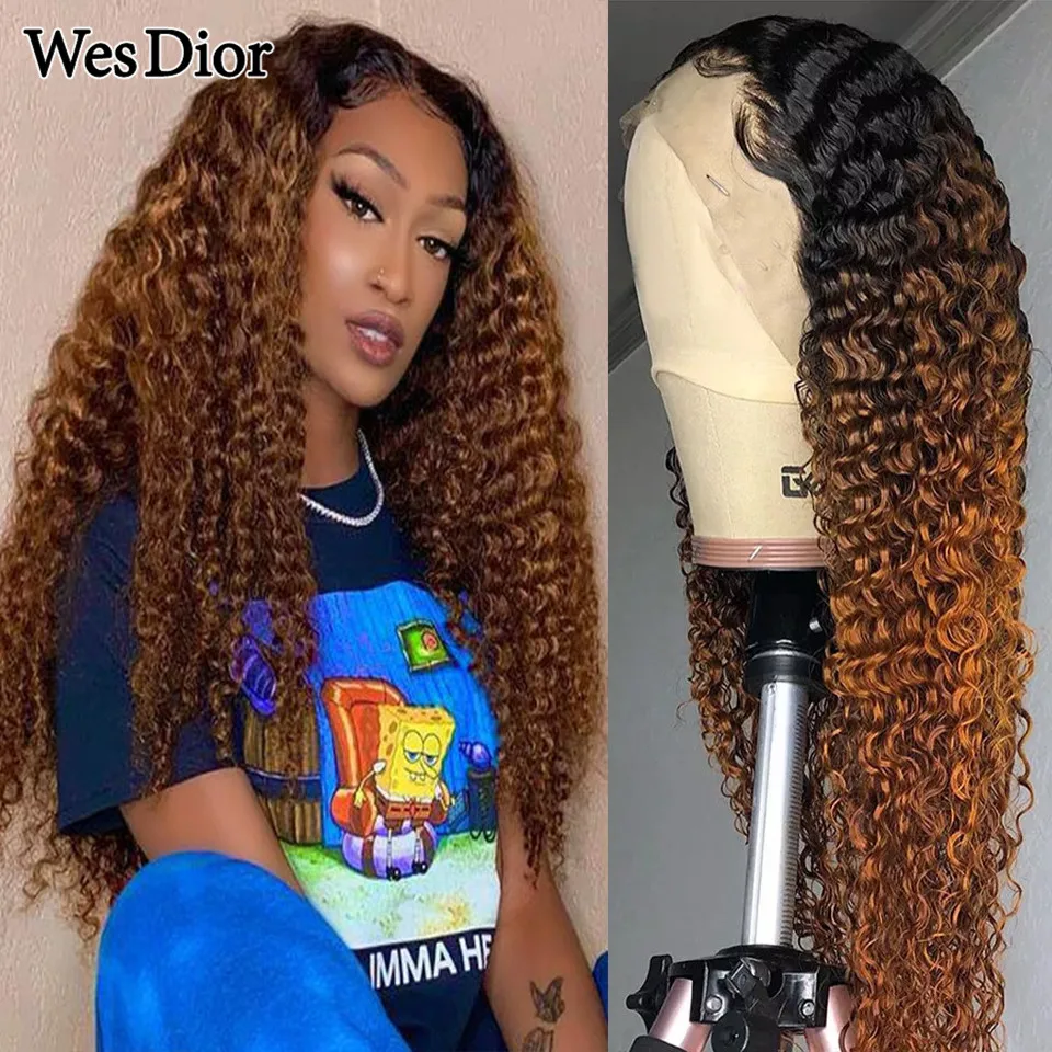Ombre Brown Curly Human Hair Wig Brazilian Colored Lace Front Human Hair Wigs For Women Curly 13x1 Lace Part Wig Remy Hair 180%
Ombre Brown Curly Human Hair Wig Brazilian Colored Lace Front Human Hair Wigs For Women Curly 13x1 Lace Part Wig Remy Hair 180%