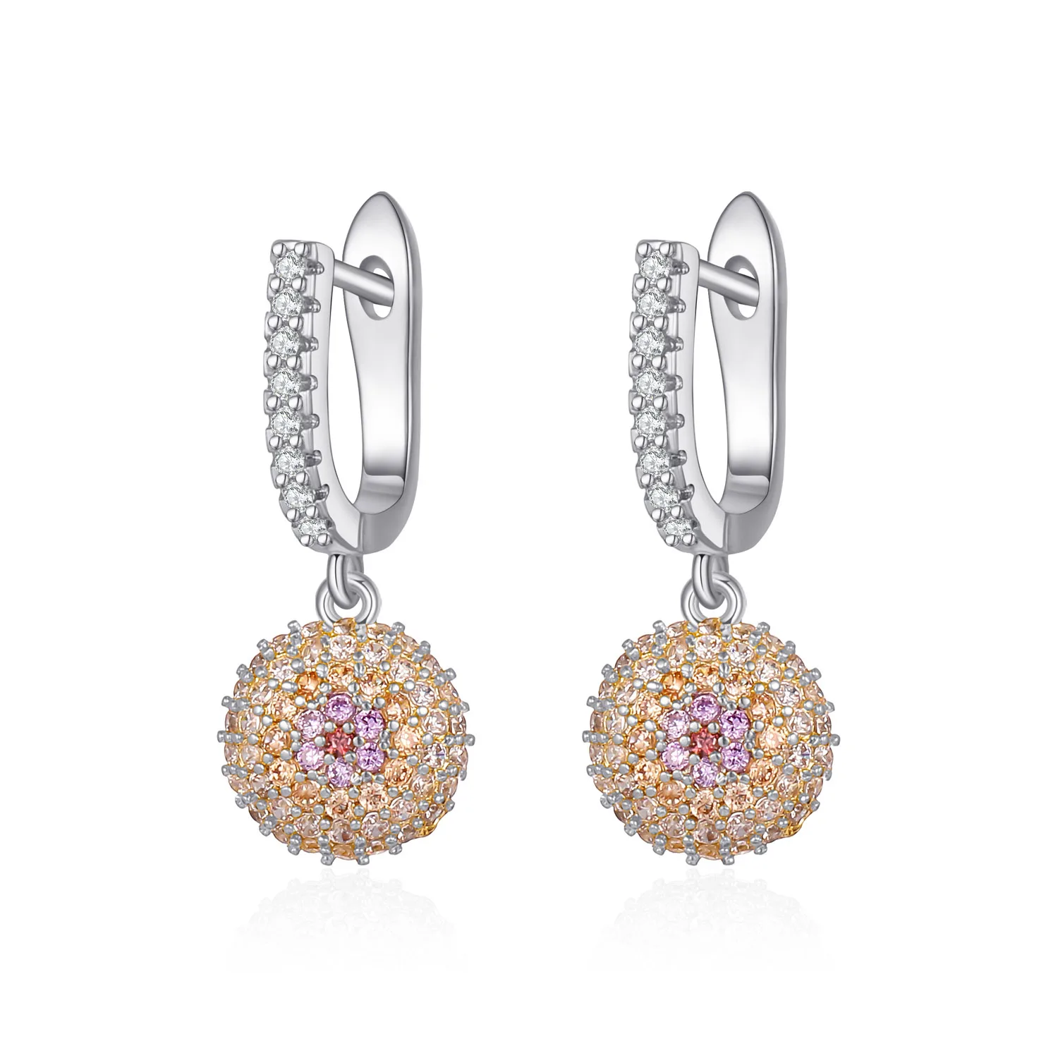 Brilliant Women Dangle Earrings Round Cubic Zirconia Versatile Gorgeous Female Accessories Wedding Bands Fashion Jewelry
Brilliant Women Dangle Earrings Round Cubic Zirconia Versatile Gorgeous Female Accessories Wedding Bands Fashion Jewelry