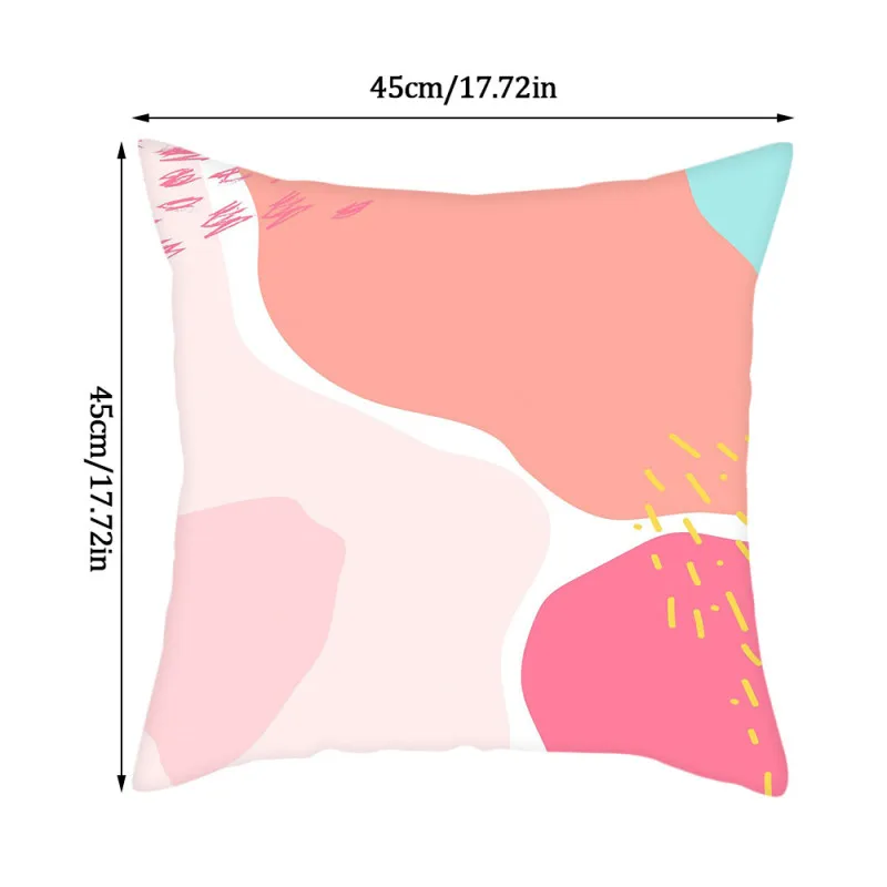 Splicing Color Single Side Peach Skin Cushion Covers Throw Sofa Bed Decorative Livingroom Pillows Case Home Decoration Winter
Splicing Color Single Side Peach Skin Cushion Covers Throw Sofa Bed Decorative Livingroom Pillows Case Home Decoration Winter