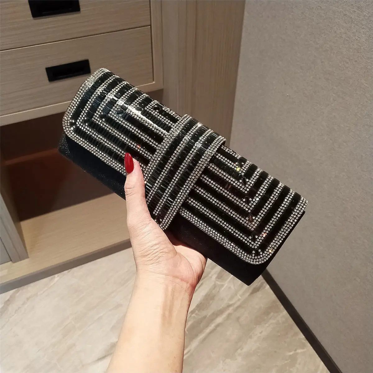 New Crossbody Bags Evening Gown Handbag Banquet Bag Women's Envelope Bag Diamond Small Bag Mini
New Crossbody Bags Evening Gown Handbag Banquet Bag Women's Envelope Bag Diamond Small Bag Mini