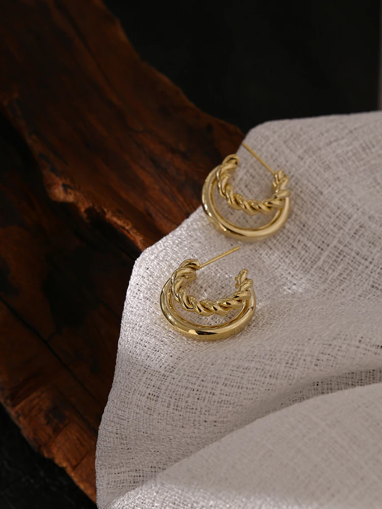 Yhpup Trendy Irregular Geometric Metal Stud Earrings Statement Texture 14 K Plated Fashion Earrings Jewelry Bijoux Femme 2021 
Yhpup Trendy Irregular Geometric Metal Stud Earrings Statement Texture 14 K Plated Fashion Earrings Jewelry Bijoux Femme 2021