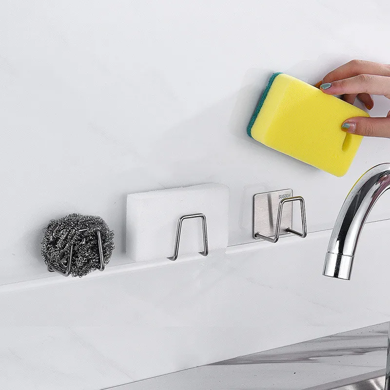 Kitchen Tools Stainless Sponges Holder Self Adhesive Sink Sponges Drain Drying Rack Kitchen Sink Accessories Storage Organizer
Kitchen Tools Stainless Sponges Holder Self Adhesive Sink Sponges Drain Drying Rack Kitchen Sink Accessories Storage Organizer