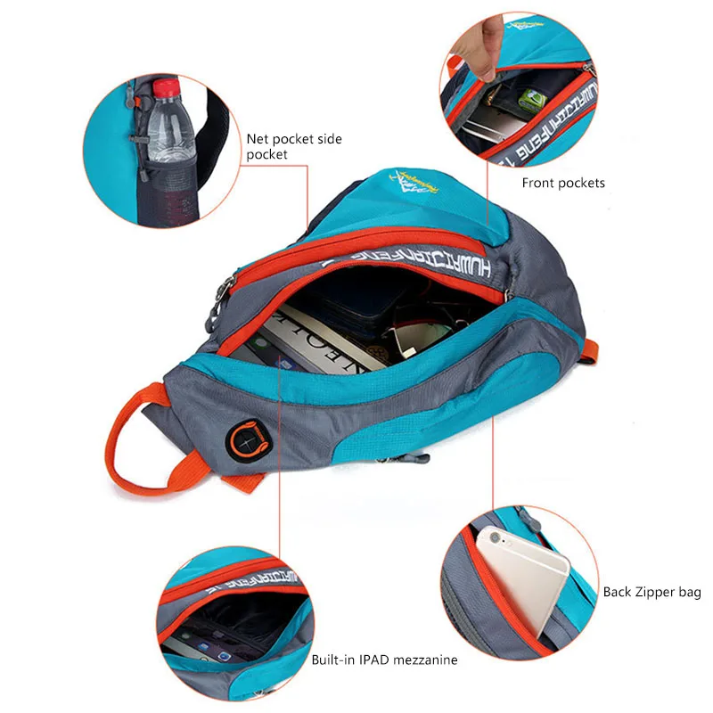 6 Color Satchel Shoulder Sling Chest Pack Bag Outdoors Sports Waterproof Riding Climbing Hiking Bags
6 Color Satchel Shoulder Sling Chest Pack Bag Outdoors Sports Waterproof Riding Climbing Hiking Bags