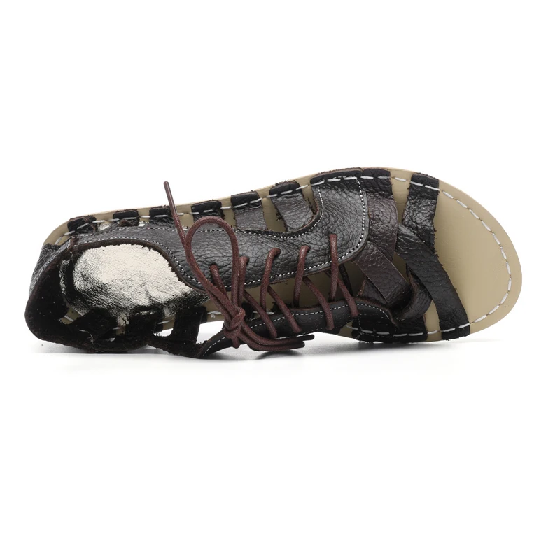 2021 Summer Genuine Leather Women Gladiator Sandals Ladies Handmade Hollow Out Retro Lace-up Flat Open Toe Casual Roma Shoes New
2021 Summer Genuine Leather Women Gladiator Sandals Ladies Handmade Hollow Out Retro Lace-up Flat Open Toe Casual Roma Shoes New