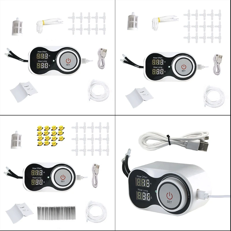 Automatic Watering Device Timer Intelligent Drip Water Pump Digital Garden Self-Watering Kit
Automatic Watering Device Timer Intelligent Drip Water Pump Digital Garden Self-Watering Kit