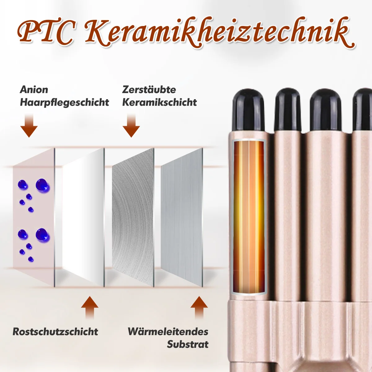 5 Barrels Hair Curling Iron Professional Automatic PTC Ceramic Adjustable Temperature Waver Iron Curler Hair Styler Wand Irons
5 Barrels Hair Curling Iron Professional Automatic PTC Ceramic Adjustable Temperature Waver Iron Curler Hair Styler Wand Irons