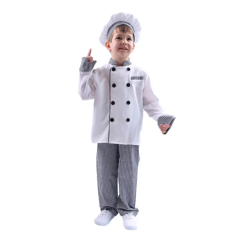 Boys Girls Cook Chef Professional Characters Party Role Play Dress Up Suit Kids Halloween Cosplay Costume Children Shirt Outfit
Boys Girls Cook Chef Professional Characters Party Role Play Dress Up Suit Kids Halloween Cosplay Costume Children Shirt Outfit