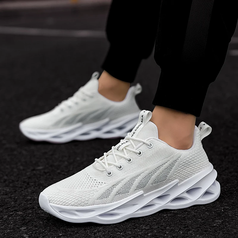 Cushioning Men Running Shoes Men Jogging Sneakers Lace-up Athietic Breathable Blade Sports Shoes High-quality Big Size 46
Cushioning Men Running Shoes Men Jogging Sneakers Lace-up Athietic Breathable Blade Sports Shoes High-quality Big Size 46