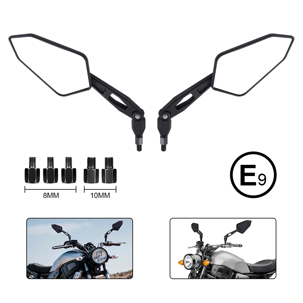 Rear View Mirrors for for HONDA CBR900 CBR919 CBR929 CBR954 Motorcycle Universal 8mm/10mm Side Mirrors For Yamaha MT-01 MT-03
Rear View Mirrors for for HONDA CBR900 CBR919 CBR929 CBR954 Motorcycle Universal 8mm/10mm Side Mirrors For Yamaha MT-01 MT-03
