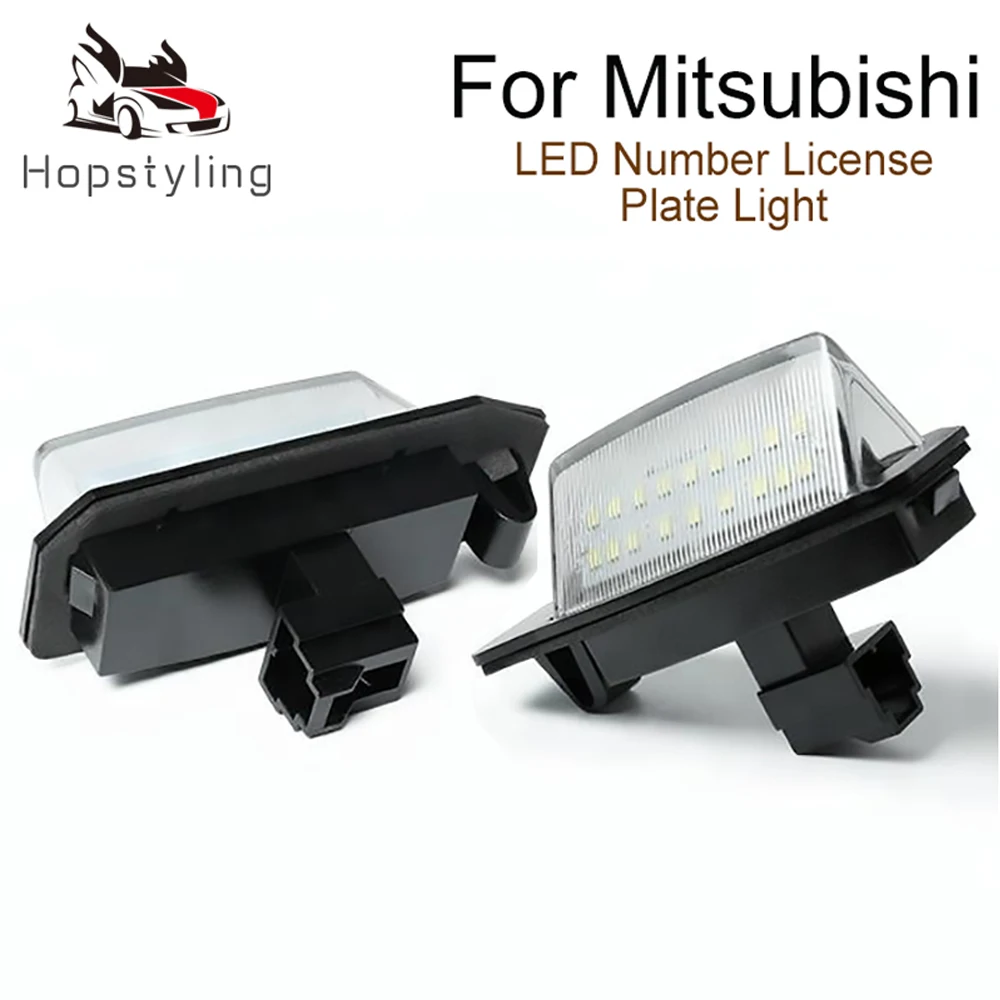 

2Pc LED Number License Plate Light Rear Lamps Bulb Assy For Mitsubishi Outlander 1 2 3 XL Lancer Sportback Eclipse 1 2 3 4 Cross
