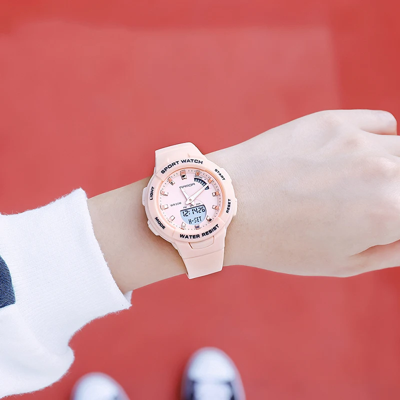 New Women Waterproof SANDA Luxury Brand Anti-Shock Digital Quartz Watch Alarm LED Boys Girls Sport Watch Reloj Mujer
New Women Waterproof SANDA Luxury Brand Anti-Shock Digital Quartz Watch Alarm LED Boys Girls Sport Watch Reloj Mujer