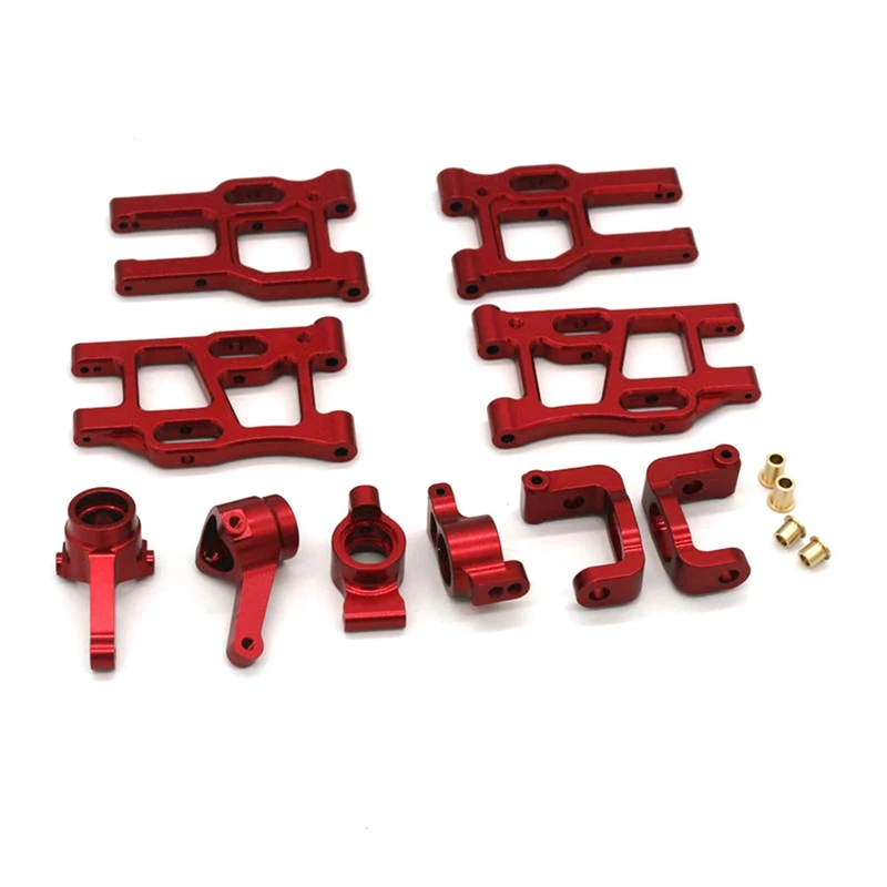 Metal Upgrade Parts Kit Steering Knuckle Block Suspension Arm Set for LC RACING PTG-2 1/10 RC Car Spare Accessories
Metal Upgrade Parts Kit Steering Knuckle Block Suspension Arm Set for LC RACING PTG-2 1/10 RC Car Spare Accessories
