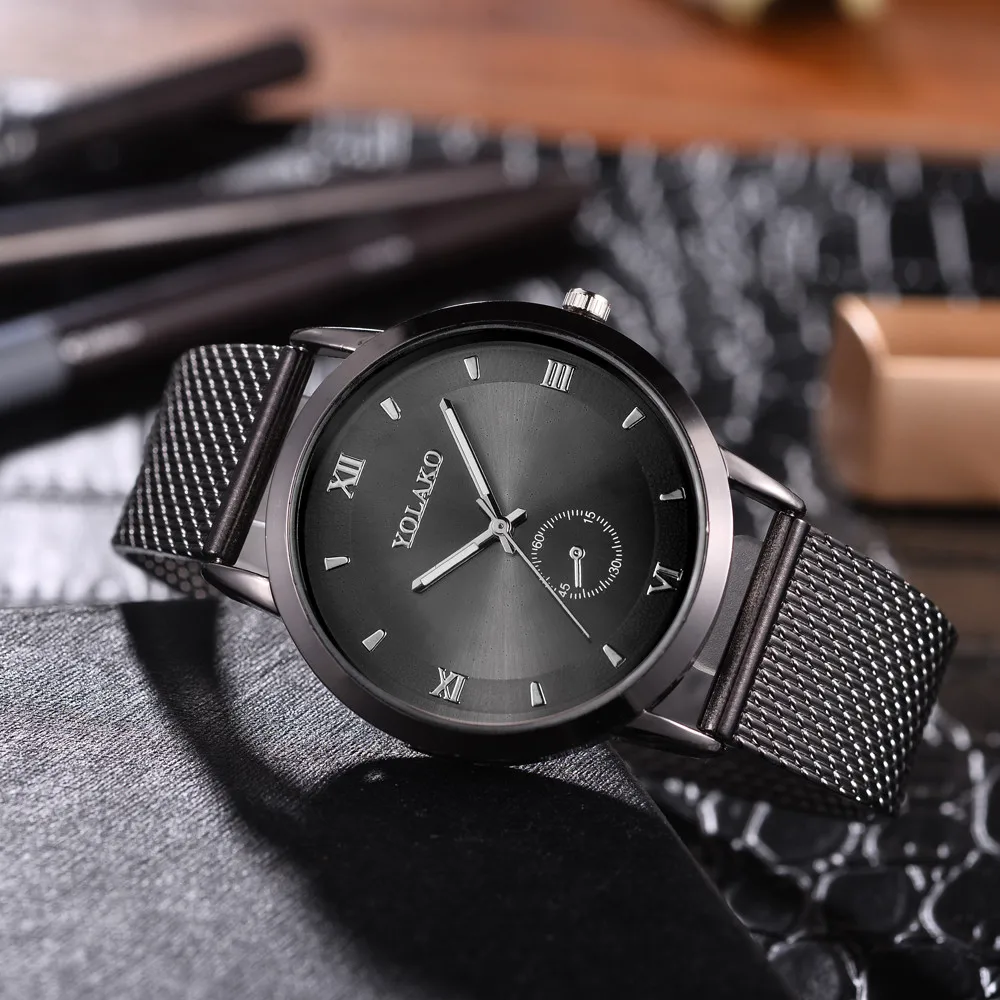 Ladies Fashion Stainless Steel Dial Watches Female Luxury Mesh Round Dial Watch Ladies Business Black And Silver Wristwatches
Ladies Fashion Stainless Steel Dial Watches Female Luxury Mesh Round Dial Watch Ladies Business Black And Silver Wristwatches