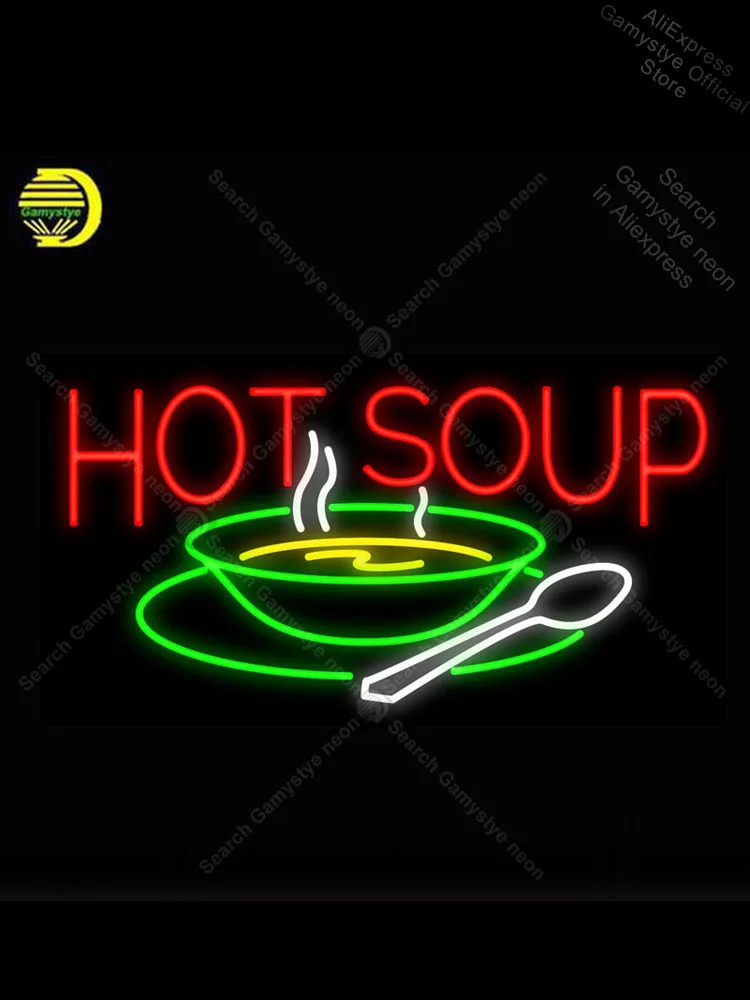 Hot Soup NEON LIGHT SIGN Neon Sign lamp Decorate Hotel Windows GLASS Super Bright Real Glass Neon Lighted Garage Signs Board
Hot Soup NEON LIGHT SIGN Neon Sign lamp Decorate Hotel Windows GLASS Super Bright Real Glass Neon Lighted Garage Signs Board